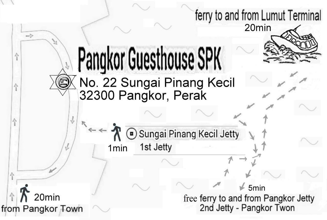 Pangkor Guesthouse Spk Kampong Sungai Udang Eksteriør bilde